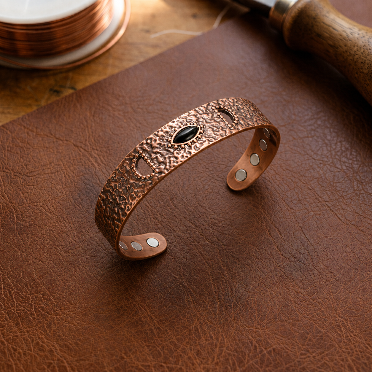 Mary's Flint Copper Bracelet
