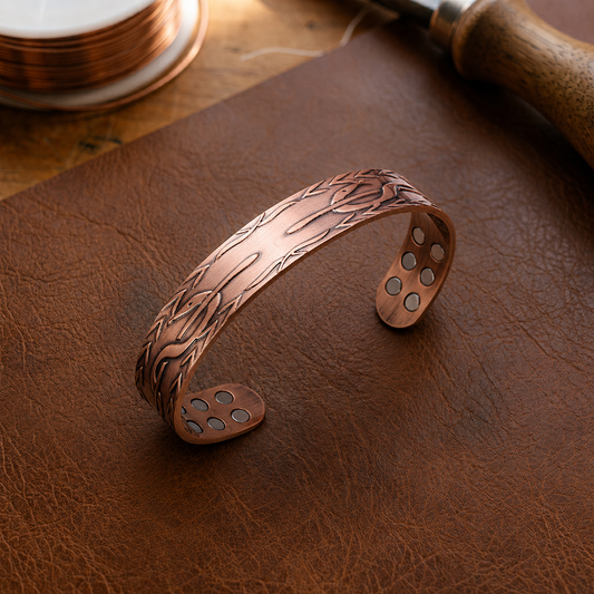 Mary's Frond Copper Bracelet