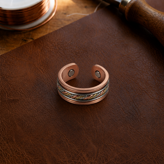 Mary's Braid Copper Ring
