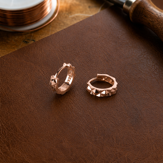 Mary's Spike Copper Earrings