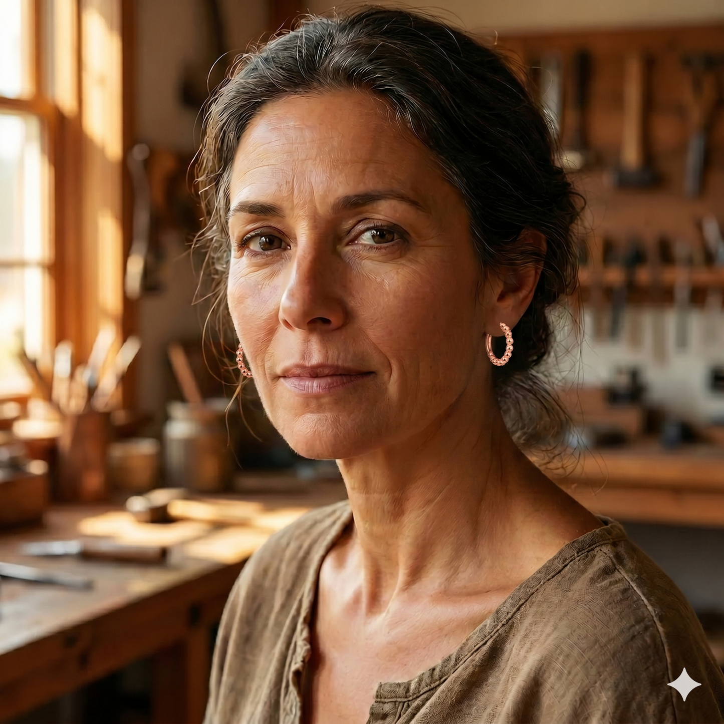 Mary's Smal Copper Earrings