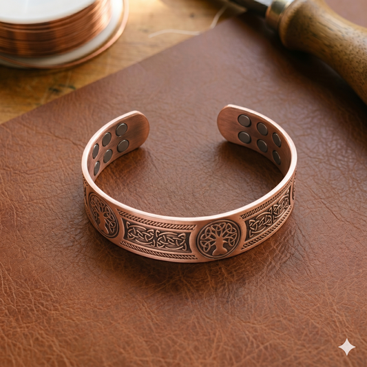 Mary's Bough Copper Bracelet