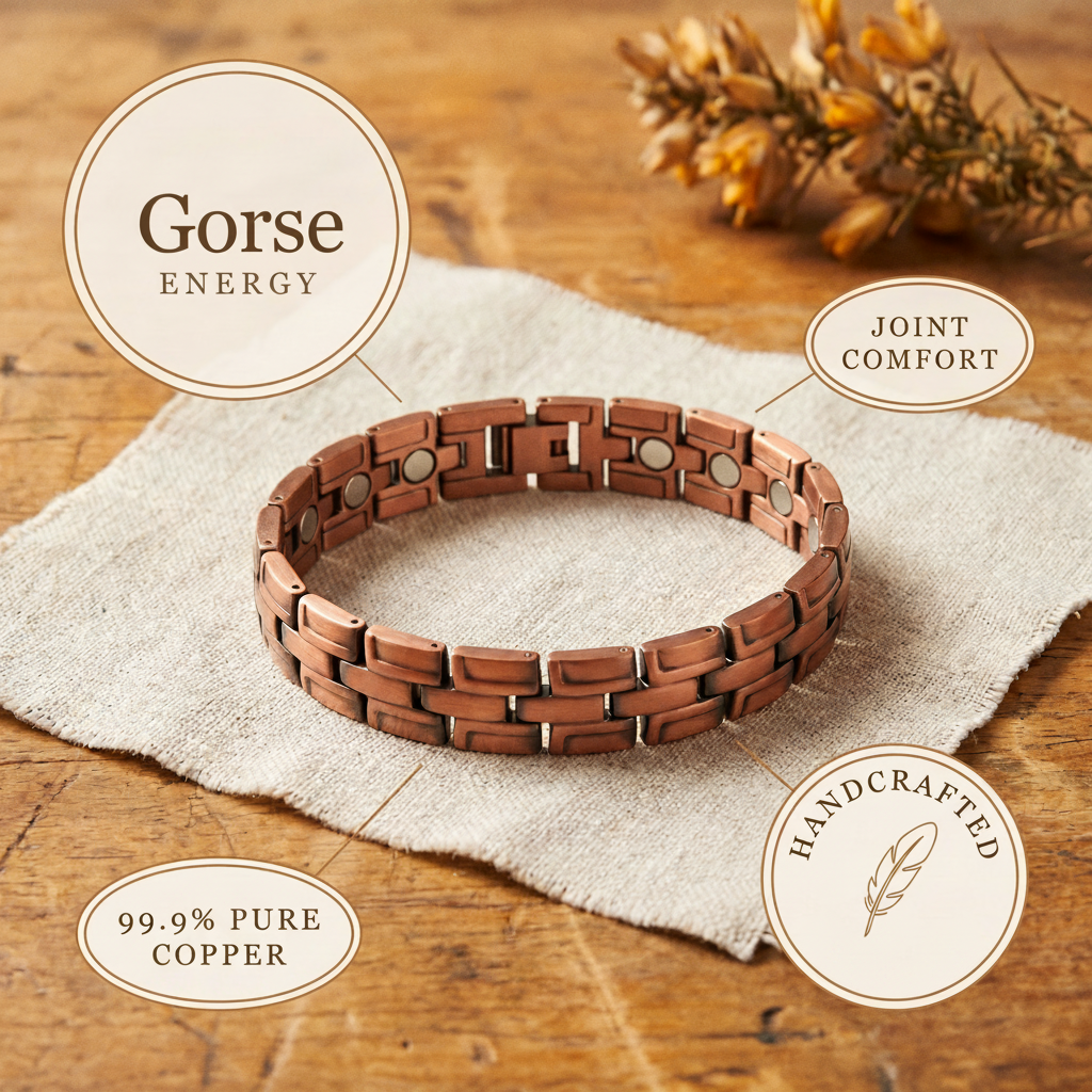 Mary's Gorse Men's Copper Bracelet