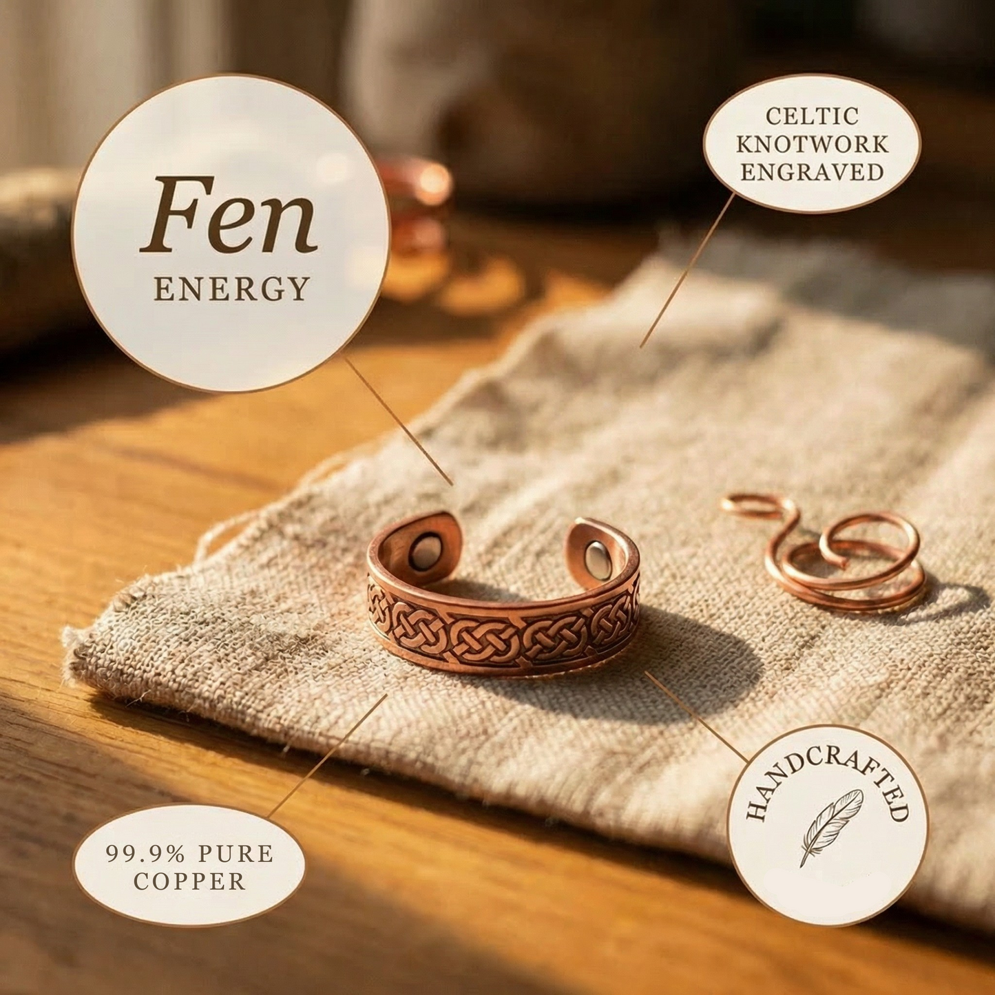 Mary's Fen Copper Ring