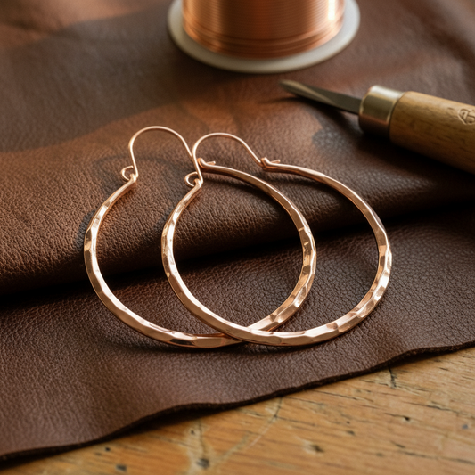 Mary's Willow Copper Earrings