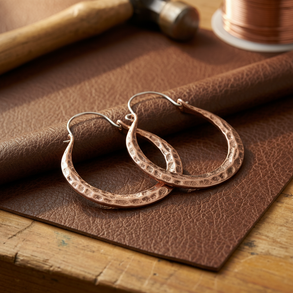 Mary's Ember Copper Earrings