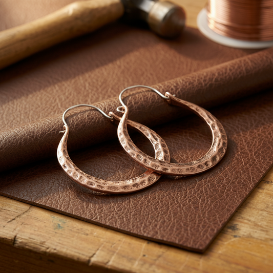 Mary's Ember Copper Earrings