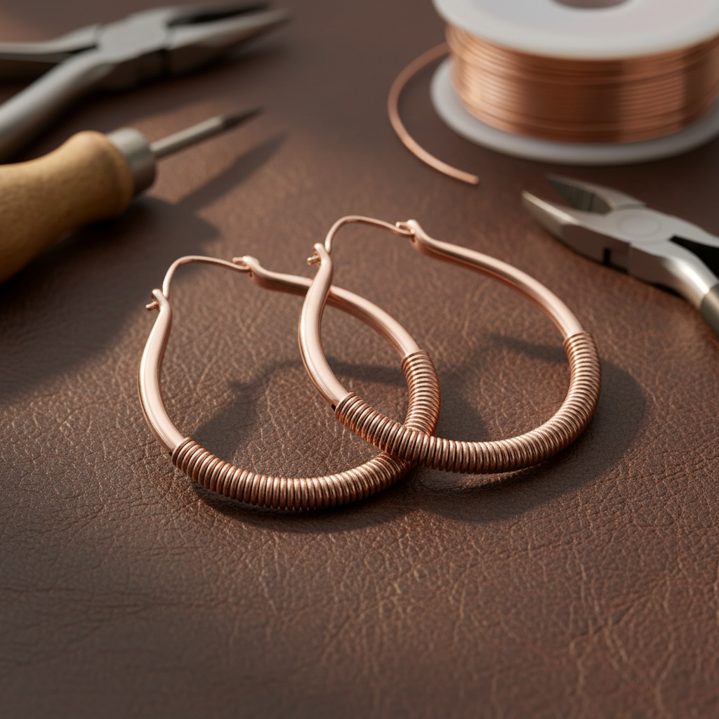 Mary's Creek Copper Earrings