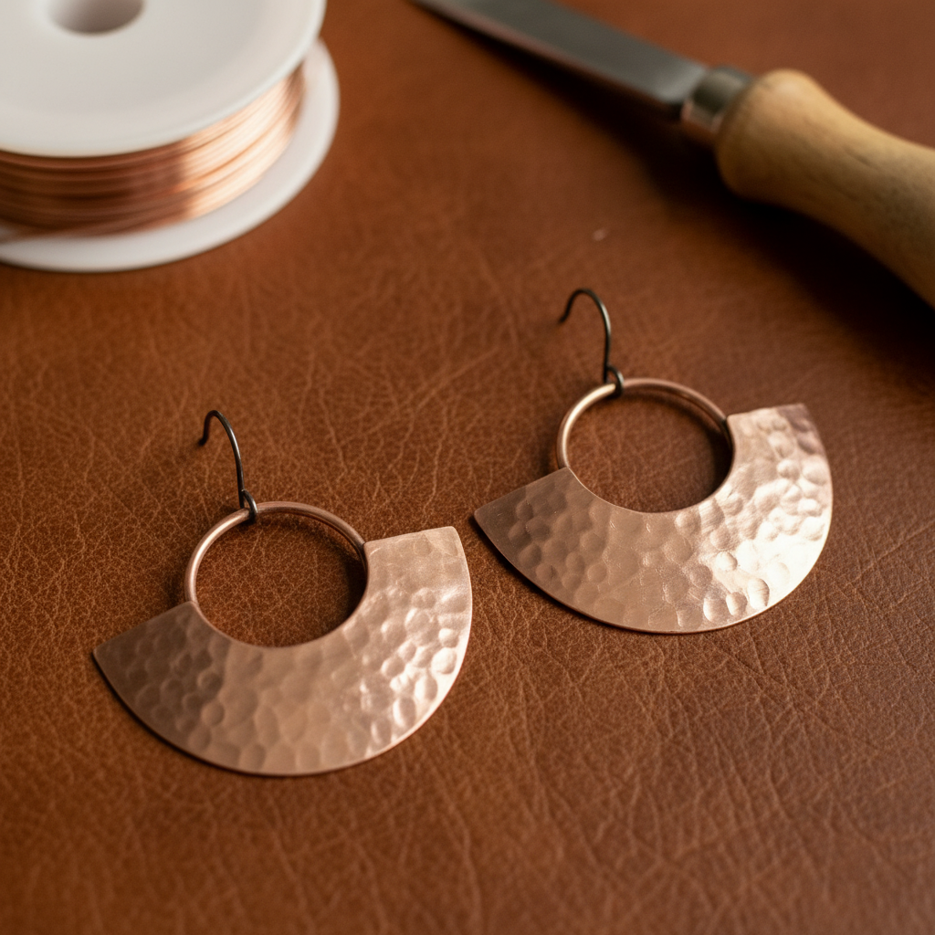 Mary's Sol Copper Earrings