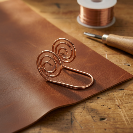 Mary's Flow Copper Hand Spiral