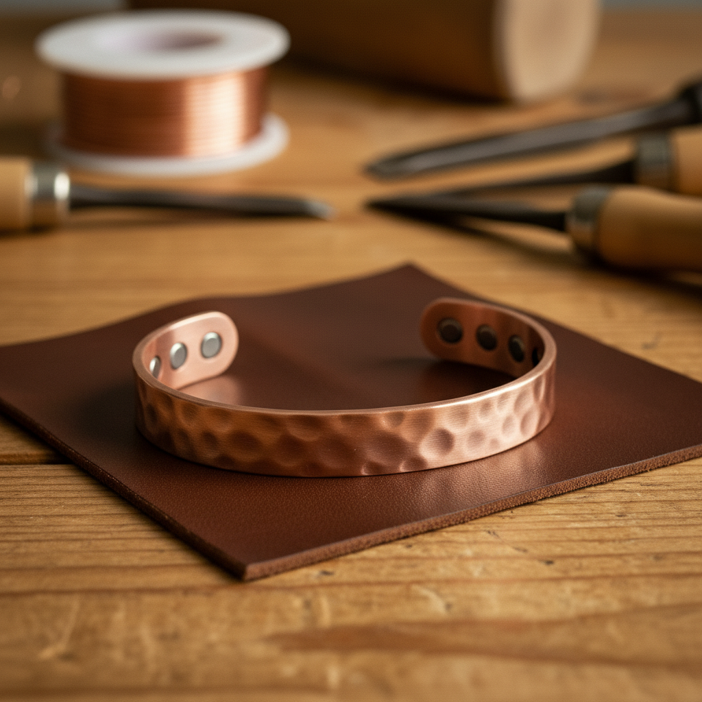 Mary's Lodestone Copper Bracelet
