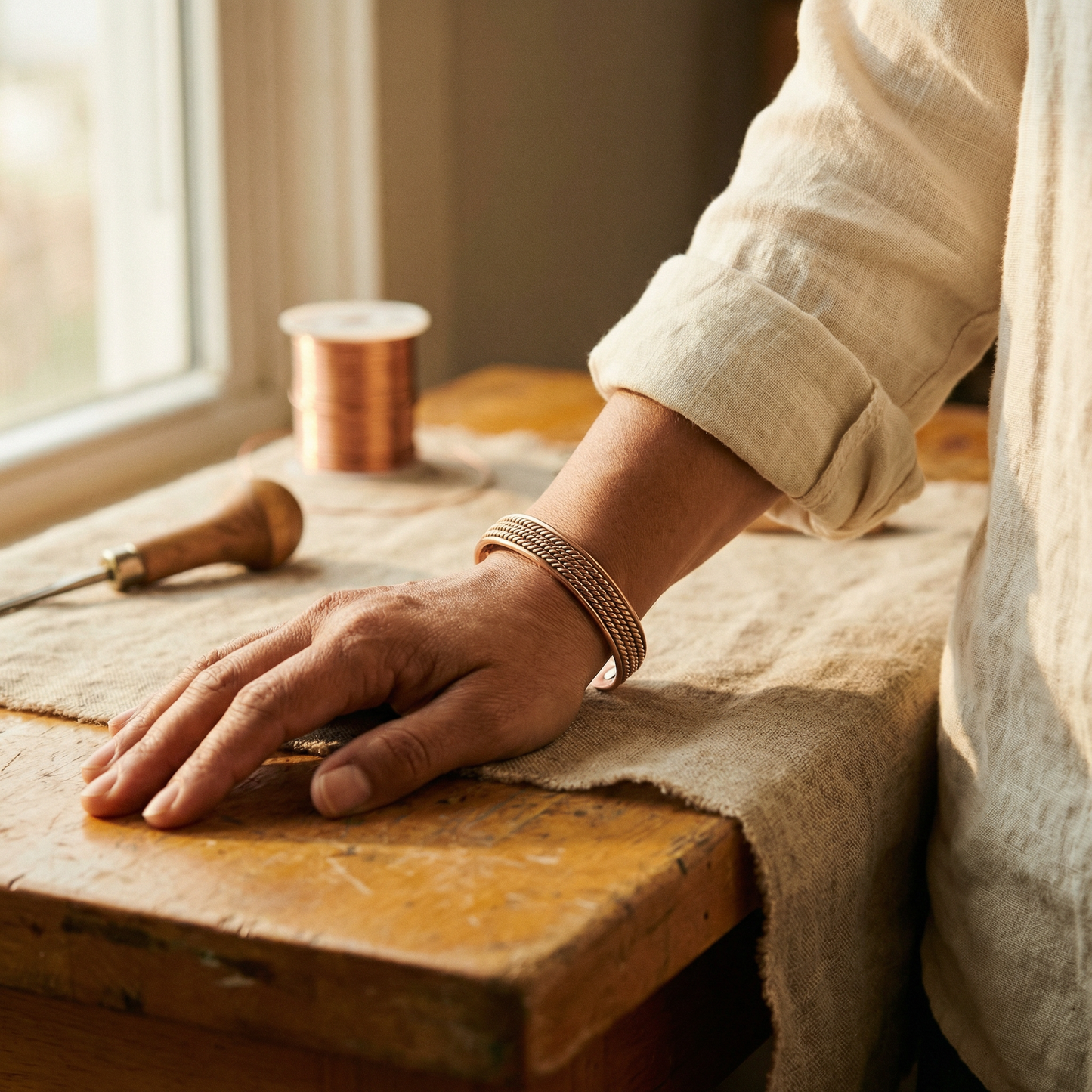 Mary's Forge Copper Bracelet