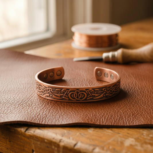 Mary's Moss Copper Bracelet
