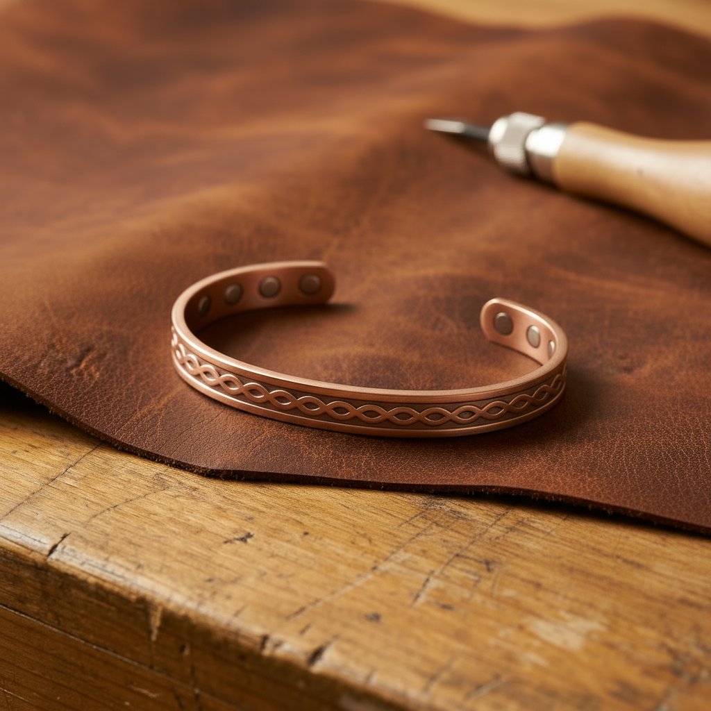 Mary's Current Copper Bracelet