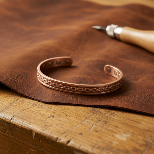Mary's Current Copper Bracelet