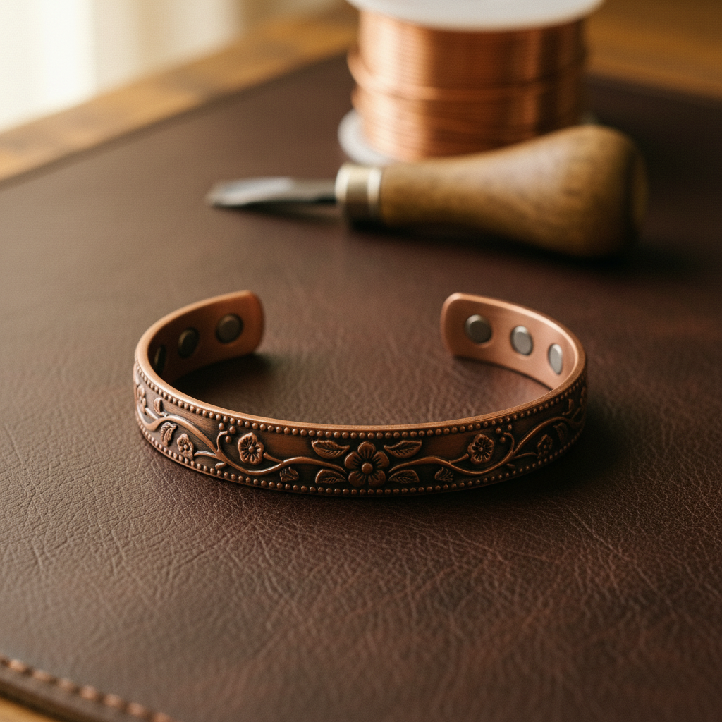 Mary's Knell Copper Bracelet