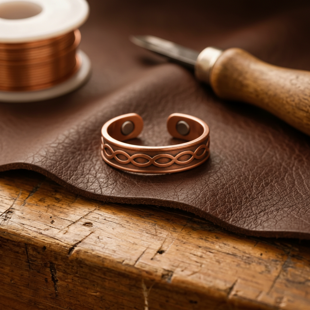 Mary's Char Copper Ring