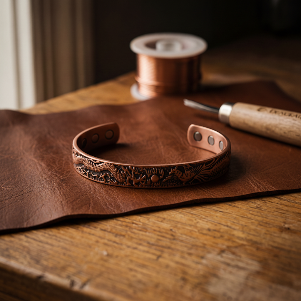 Mary's Loam Copper Bracelet