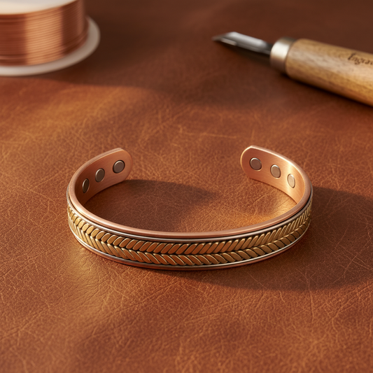 Mary's Harvest Copper Bracelet