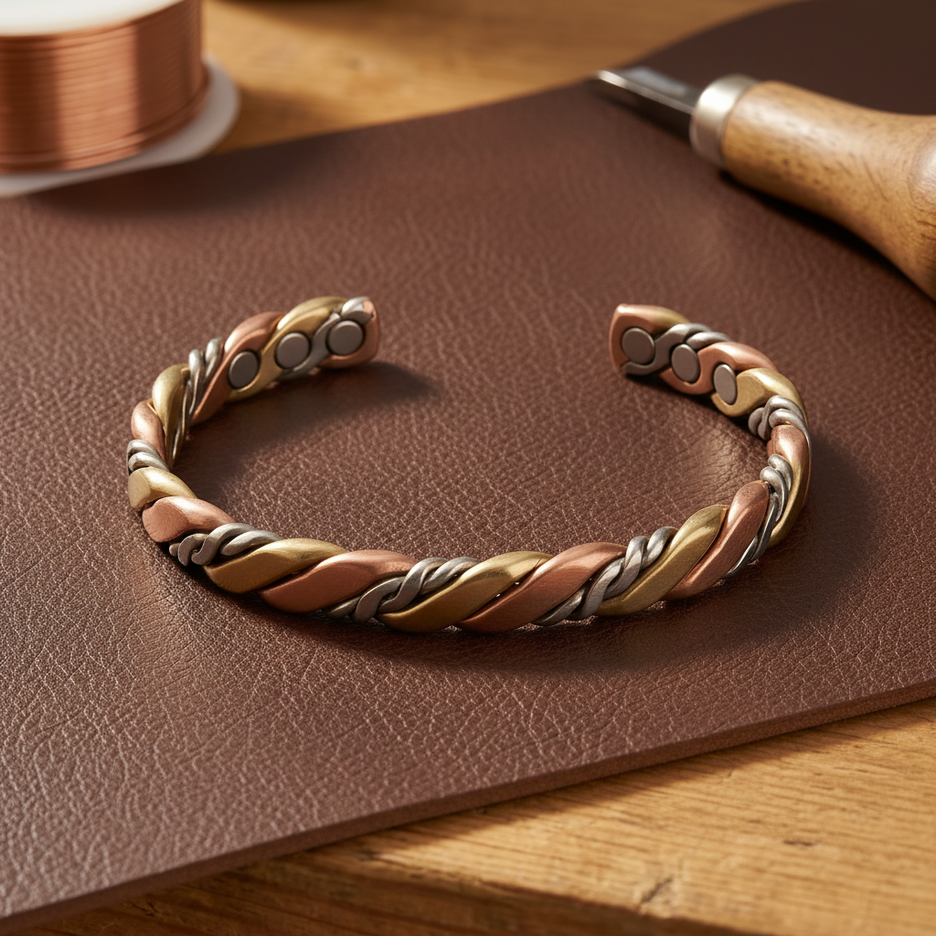 Mary's Stone Copper Bracelet