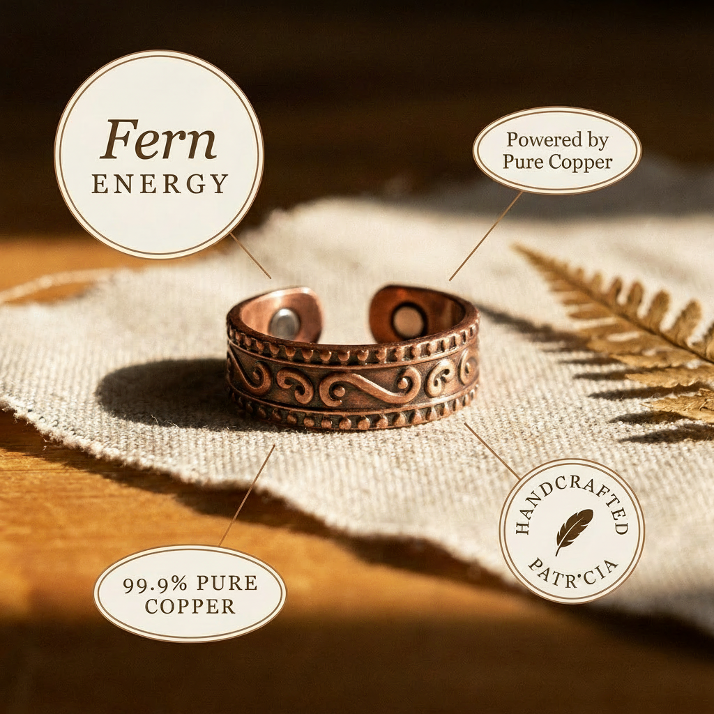 Mary's Fern Copper Ring