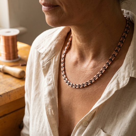 Mary's Haze Copper Necklace
