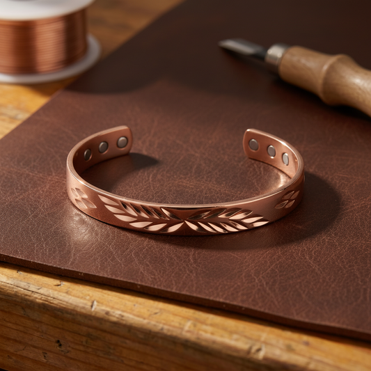Mary's Lunar Copper Bracelet