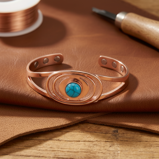 Mary's Sedge Copper Bracelet