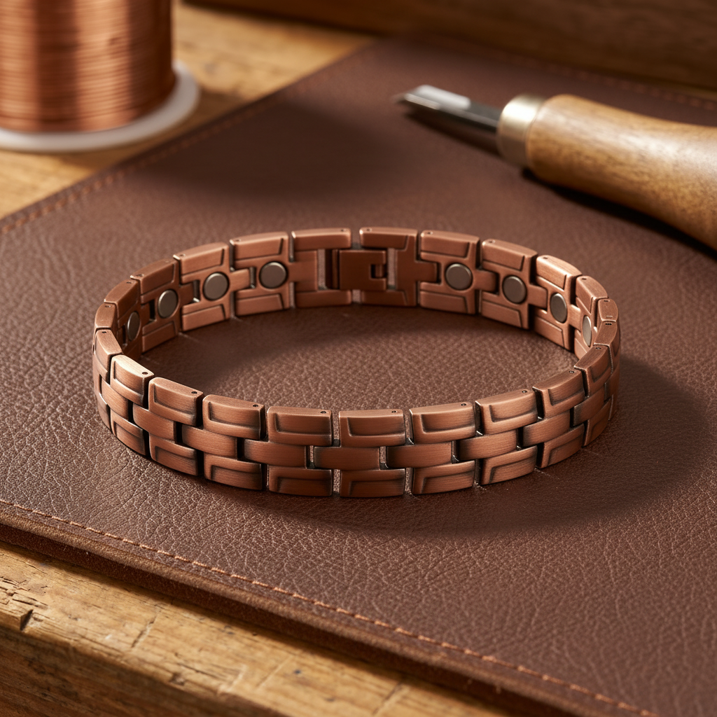 Mary's Gorse Men's Copper Bracelet