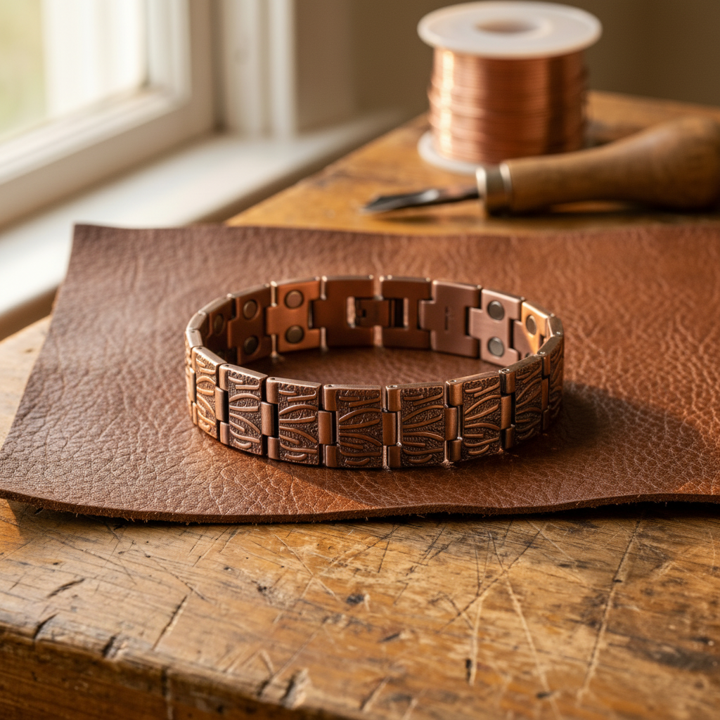 Mary's Grit Men's Copper Bracelet