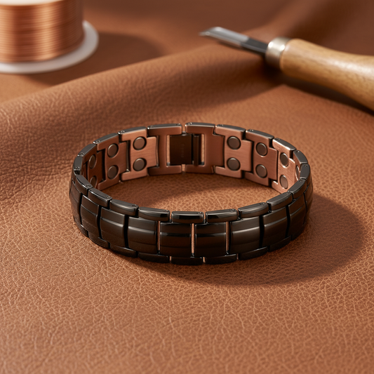 Mary's Ochre Men's  Copper Bracelet